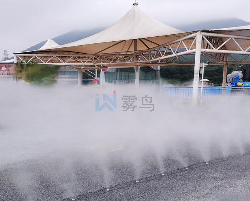 北京公園的夏日秘密武器 —— 噴霧降溫系統(tǒng)?，北京噴霧降溫廠家