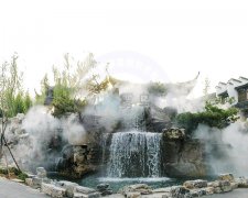噴霧造景系統(tǒng)與城市建筑相結合
